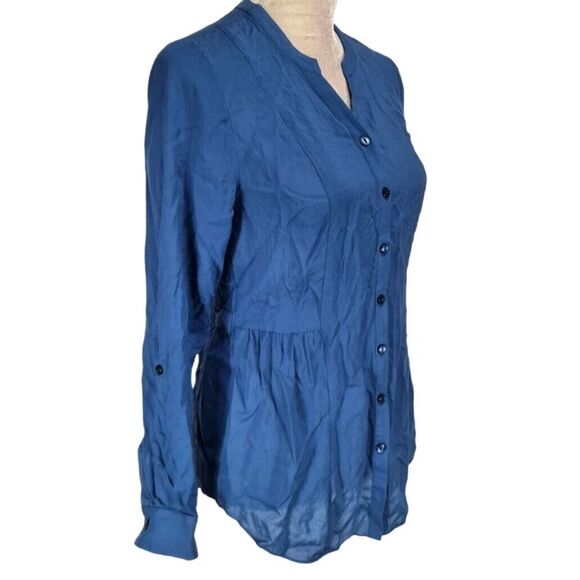 ✨Anthropologie ModCloth Trusty Travel Button Up Sz 1X Tunic Top✨ - Picture 4 of 10